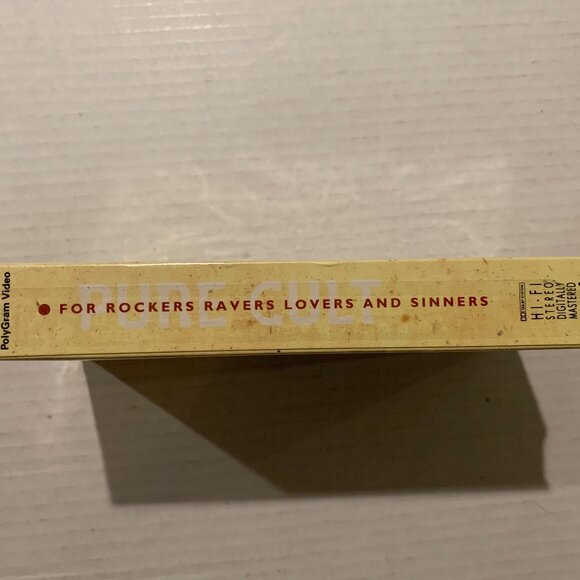 The Cult - Pure Cult VHS - For Rockers Ravers Lovers and Sinners - Picture 4 of 6